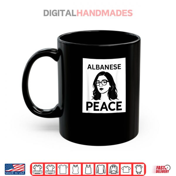 Mug Francesca Albanese Peace Shirt digitalhandmades