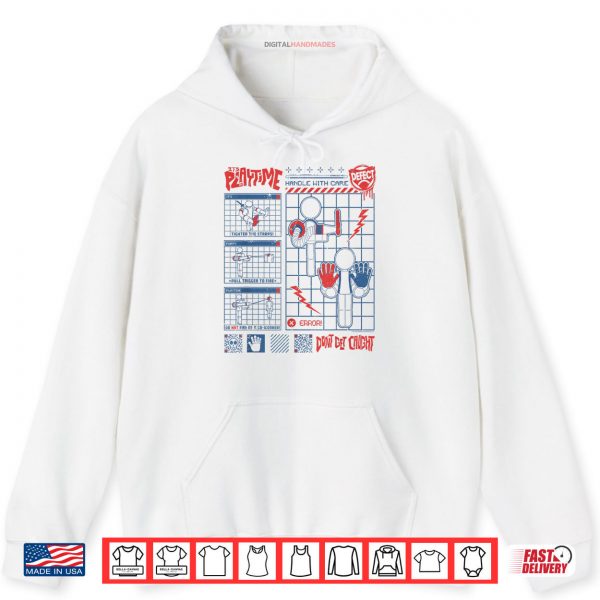 Hoodie Poppy Playtime Its Playtime Player Instruction Manual Shirt digitalhandmades