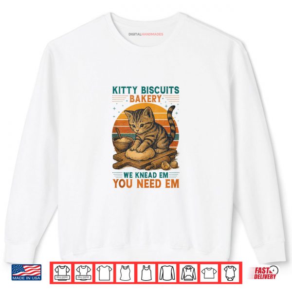 Sweatshirt Kitty Biscuits Bakery Cat Shirt digitalhandmades