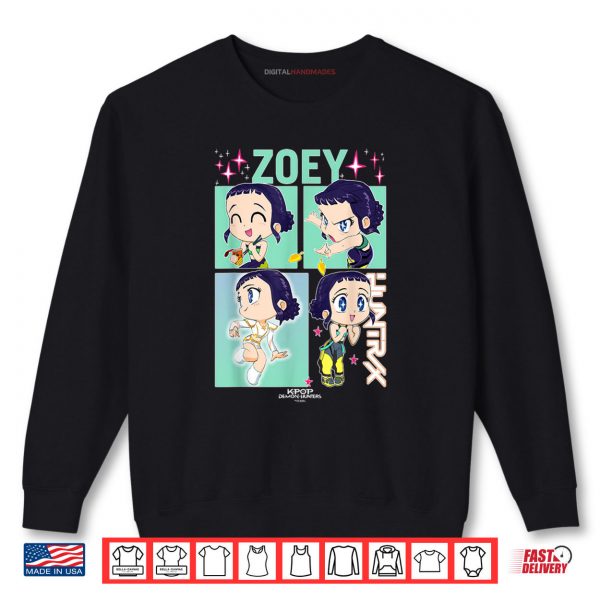 Sweatshirt Zoey KPop Demon Hunters Cute Chibi Shirt digitalhandmades