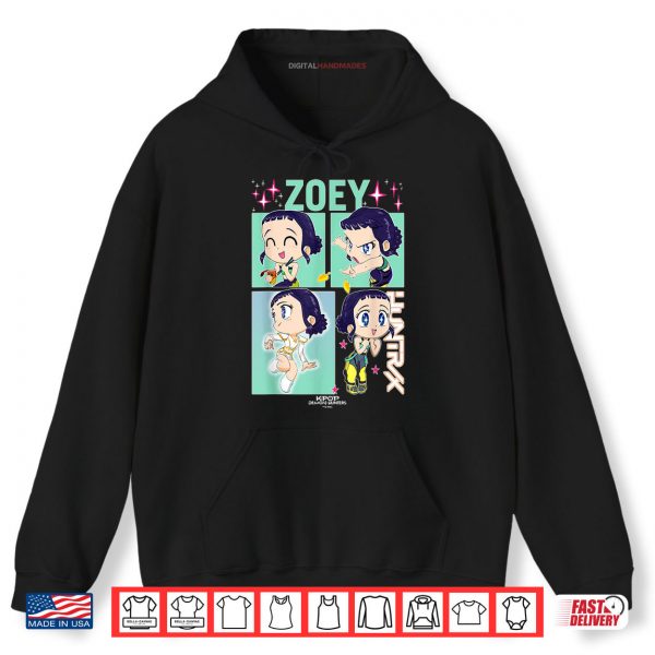 Hoodie Zoey KPop Demon Hunters Cute Chibi Shirt digitalhandmades