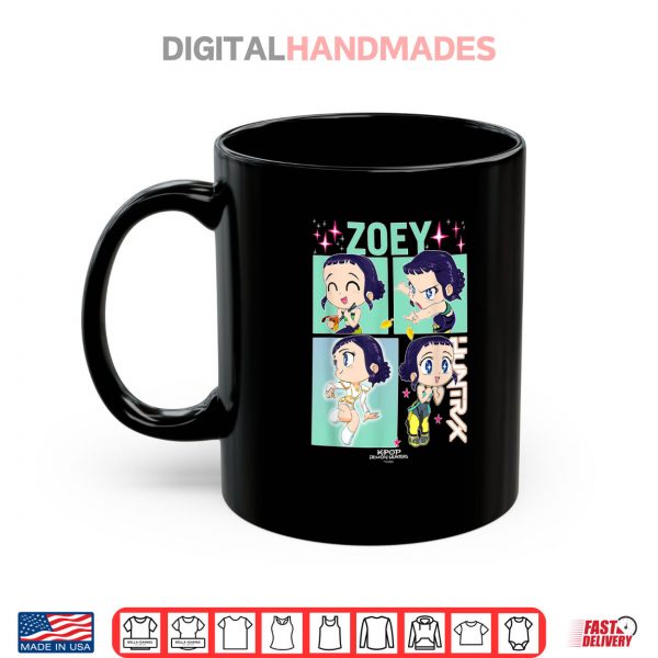 Mug Zoey KPop Demon Hunters Cute Chibi Shirt digitalhandmades