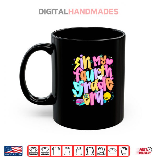 Mug 4th Grade Shirt Girl Back To School First Day Fourth Grade Shirt digitalhandmades