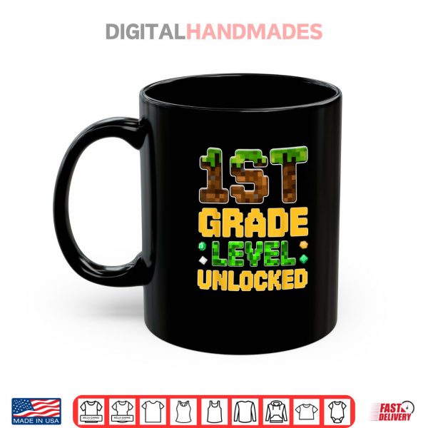 Mug Back to School 1st Grade Boys Gamer First Day of First Grade Shirt digitalhandmades