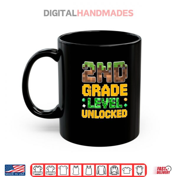 Mug Back to School 2nd Grade Boys Gamer First Day Second Grade Shirt digitalhandmades