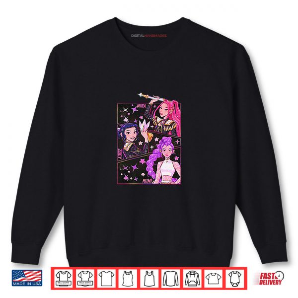 Black Sweatshirt Kpop Demon Hunters Shirt digitalhandmades