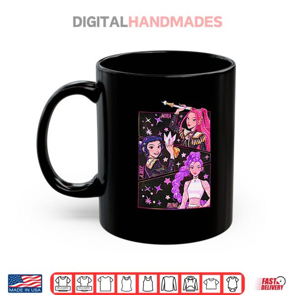 Black Mug Kpop Demon Hunters Shirt digitalhandmades