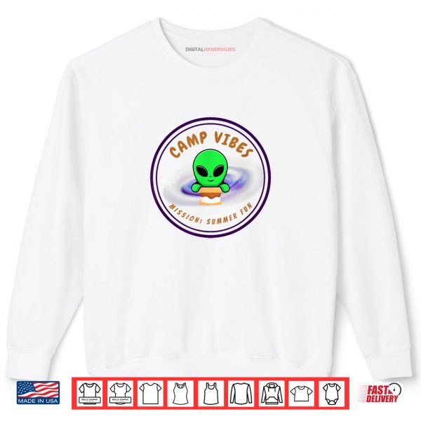 Sweatshirt Camp Vibes Alien Smores Shirt digitalhandmades