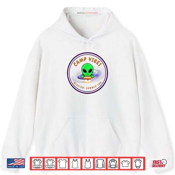 Hoodie Camp Vibes Alien Smores Shirt digitalhandmades