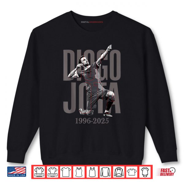 Sweatshirt Jota Diogo In Memory 1996 2025 Shirt digitalhandmades