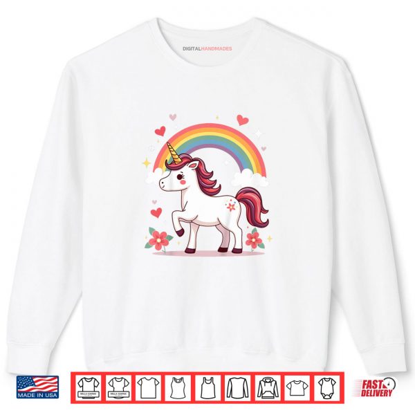Sweatshirt Magical Unicorn Cute Pastel Magic Animal Shirt digitalhandmades