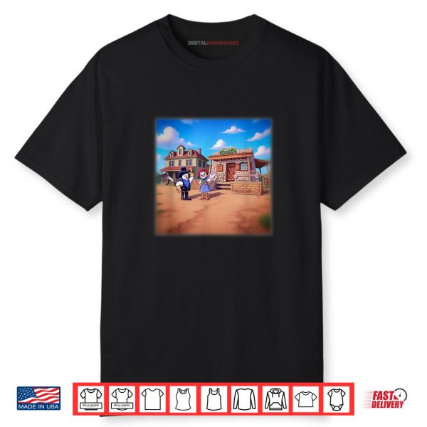 Fun Scissortail Cowboy and his Best Girly Shirt