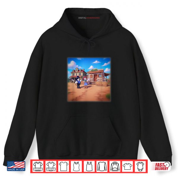 Hoodie Fun Scissortail Cowboy and his Best Girly Shirt digitalhandmades