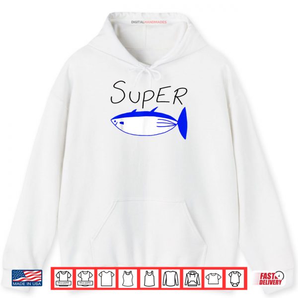 Hoodie Super Tuna Drawing Tuna Fish Shirt digitalhandmades