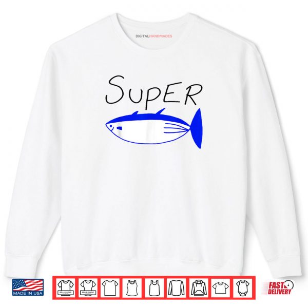 Sweatshirt Super Tuna Drawing Tuna Fish Shirt digitalhandmades