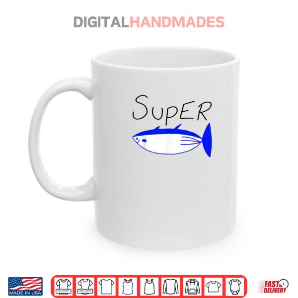Mug Super Tuna Drawing Tuna Fish Shirt digitalhandmades