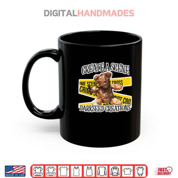 Black Mug Human Skin Teddy Bear Shirt digitalhandmades