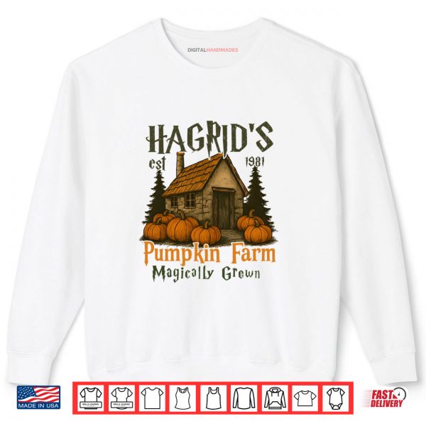 Sweatshirt Hagrids Pumpkins Farm Grown Halloween Witch Spooky Season Shirt digitalhandmades