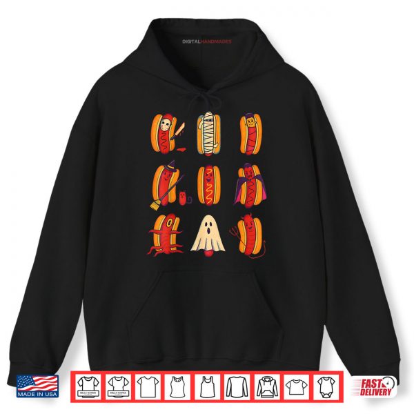Hoodie Halloweiners Summerween Hot Dog Summer Shirt digitalhandmades
