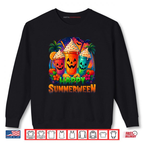 Sweatshirt Jack O Lantern Summerween Vibes Skeleton Summer Watermelon Shirt digitalhandmades