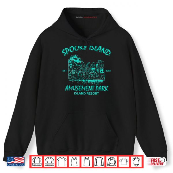 Hoodie Retro Spooky Skull Funny Shirt digitalhandmades