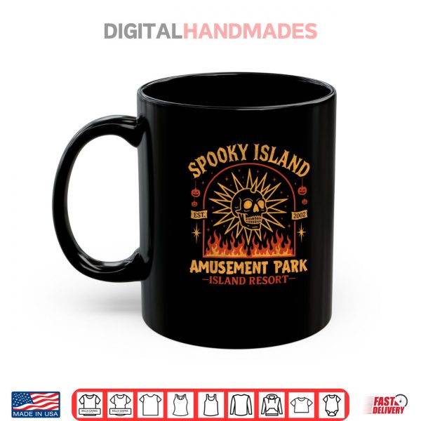 Mug Spooky Island Est 2002 Amusement Park Skull Halloween Shirt digitalhandmades
