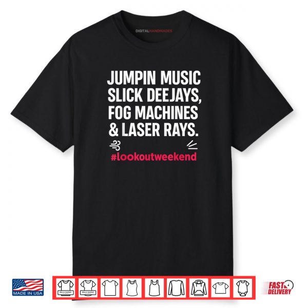 Jumpin Music Slick Deejays Party Vibes Retro Style Shirt