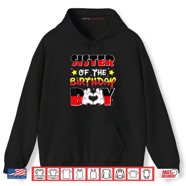 Hoodie Sister Of The Birthday Boy Matching Family Birthday Shirt digitalhandmades.com