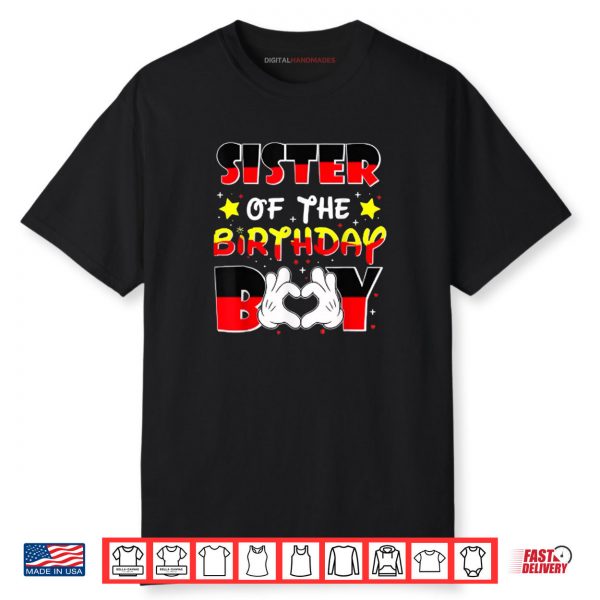 Sister Of The Birthday Boy Matching Family Birthday Shirt