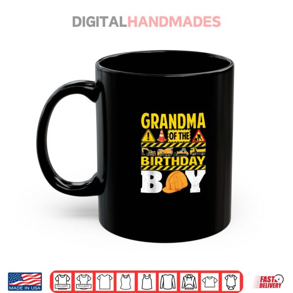 Mug Grandma Of The Birthday Boy Construction Worker Birthday Shirt digitalhandmades.com