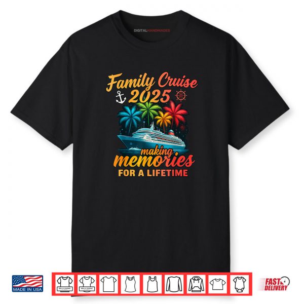 Family Cruise 2025 Vacation Trip Family Matching Cruise Shirt