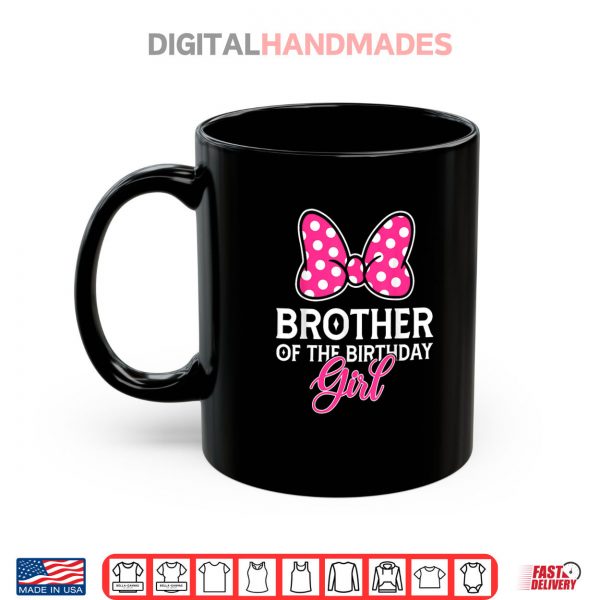 Mug Brother Of The Birthday Girl Princess Family Matching Party Shirt digitalhandmades.com