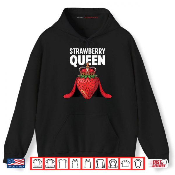 Hoodie Strawberry Art For Women Girls Fruit Strawberry Lover Shirt digitalhandmades