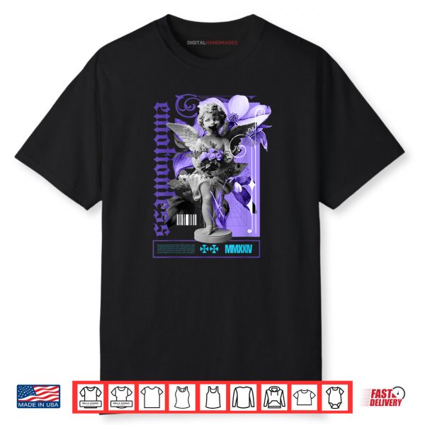 Emotionless 8 Aqua Matching Tee Color Match Graphic Shirt