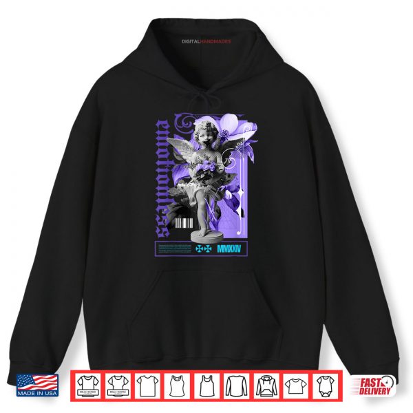 Hoodie Emotionless 8 Aqua Matching Tee Color Match Graphic Shirt digitalhandmades