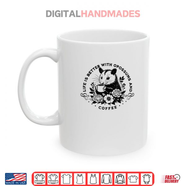 Mug Cute Possum Coffee Lover Shirt
