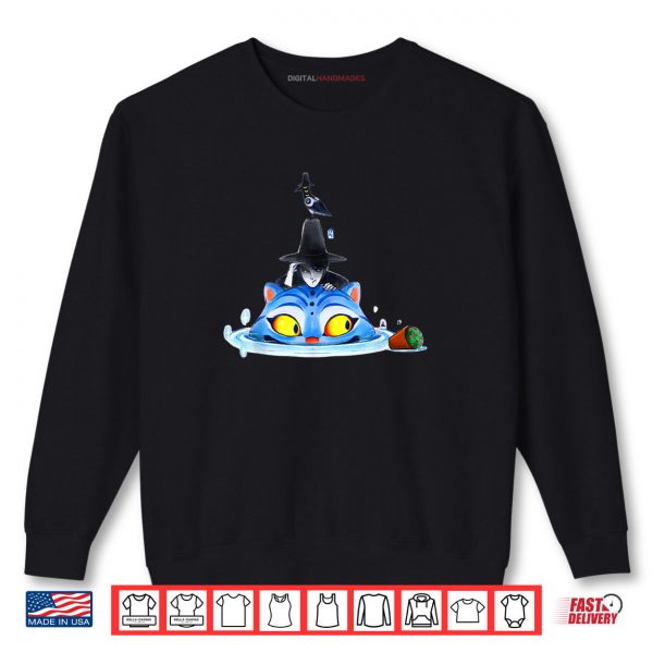 Sweatshirt Derpy Tiger And Bird Japanese Art Shirt