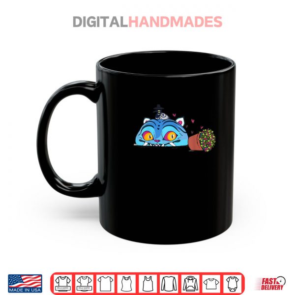 Mug Funny Blue Tiger And Bird Cute KPop Demon Hunters Shirt