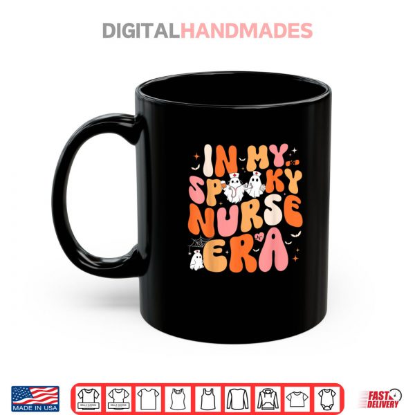 Mug Groovy In My Spooky Nurse Era Halloween Nursing Shirt digitalhandmades