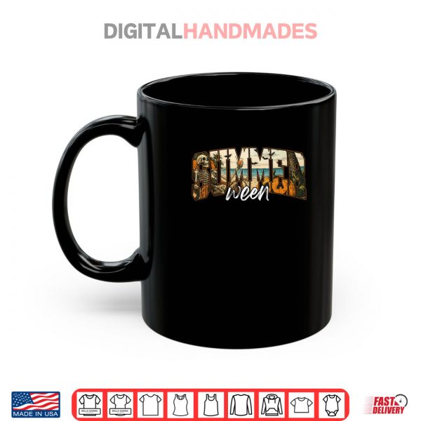 Mug Summerween Vibes Spooky Ghoul Beach Halloween in Summer Shirt digitalhandmades