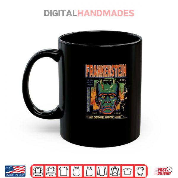 Mug Universal Monsters Frankenstein Vintage Halloween Mask Shirt digitalhandmades