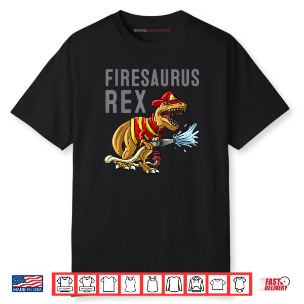 Firefighter Art For Kids Toddlers Fireman Firefighter Shirt