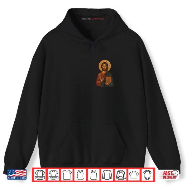 Hoodie Greek Orthodox Icon Of The Lord Jesus Christ Shirt