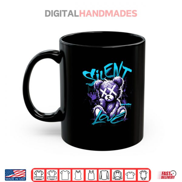 Mug Silent Love 8 Aqua Matching Tee Color Match Graphic Shirt