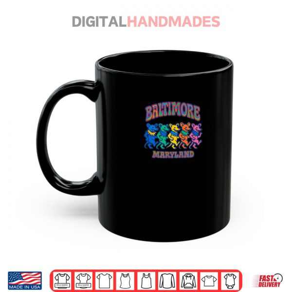 Mug Dancing Rats Baltimore Maryland Beach Rainbow Pride Parody Shirt