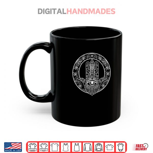 Mug Hamsa Hand with Third Eye and Mystic Mandala Shirt