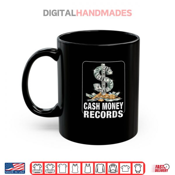 Mug Vintage Cash Money Records USA Dollar And Coin Shirt