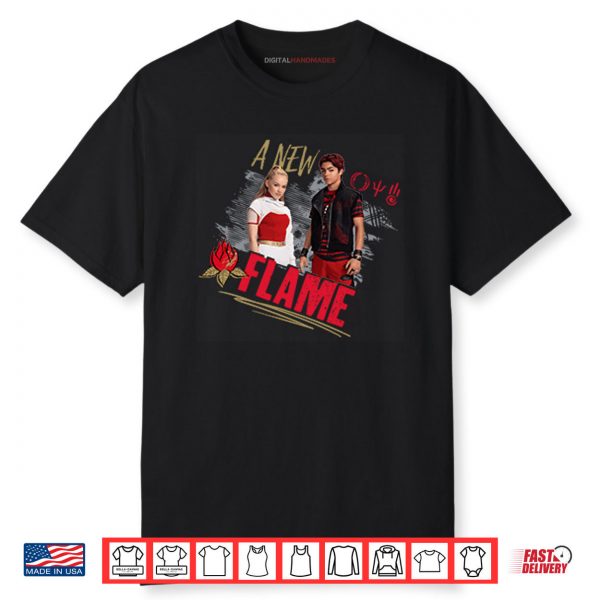 Disney Zombies 4 Nova And Victor A New Flame Shirt