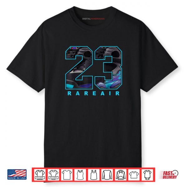 Number 23 8 Aqua Matching Tee Color Match Graphic Shirt