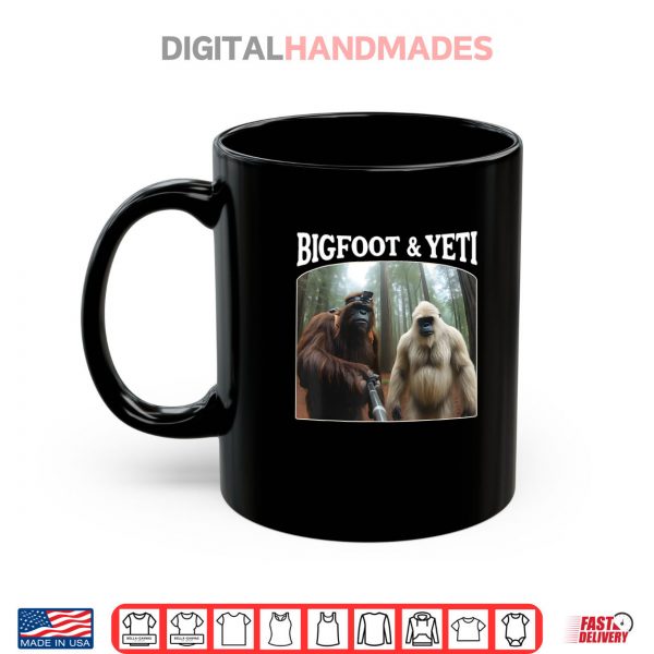 Mug Bigfoot Yeti Funny Sasquatch Bigfoot Vlogs for Hikers Shirt